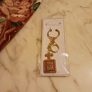 NWT Perfume Bottle Bag Charm, Key Ring by Chloe Accessory